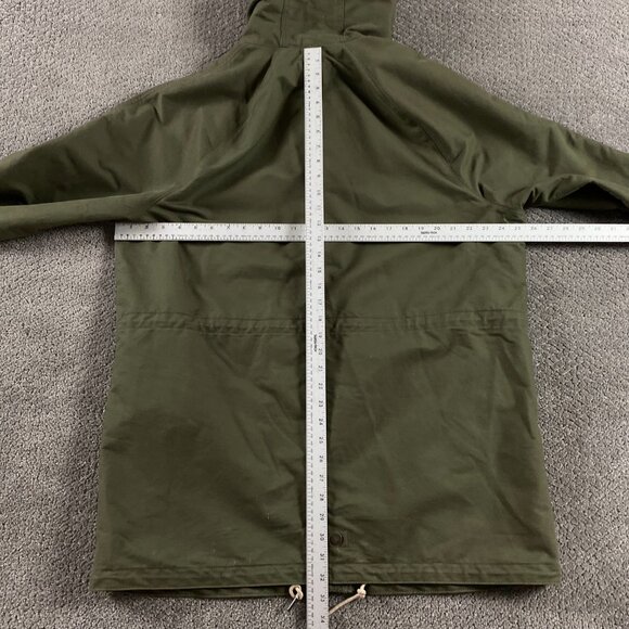 Abercrombie & Fitch Jacket Men's XL Cotton Green Military Utility Hooded Field - Picture 11 of 13